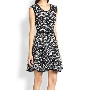 Milly Black and White shift dress